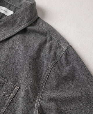 1930s Jaspé Workshirt - Dark Gray