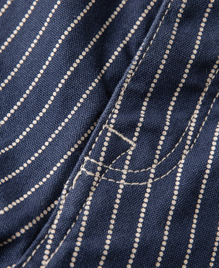 Indigo Wabash Stripe Work Trousers