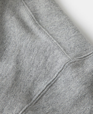 1960s Reverse Weave Double-V Crewneck Sweatshirt - Heather Gray