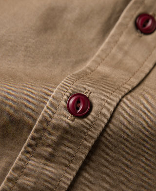 Classic Fit Engineer Workshirt - Khaki