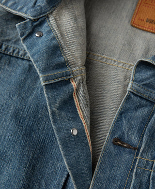 Lot 33806XX 12.5oz Selvedge Denim Jacket - Washed Blue