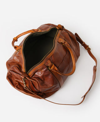 Italian Cowhide Travel Duffel Bag