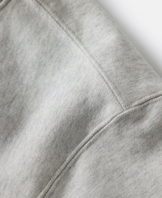 1960s Reverse Weave Double-V Crewneck Sweatshirt - Apricot Gray