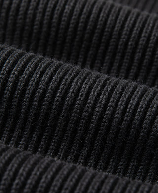 Wool Blend USN Scarf - Black