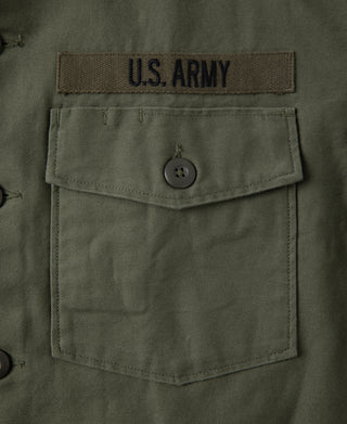 Vietnam War US Army OG107 Fatigue Utility Shirt - Plain