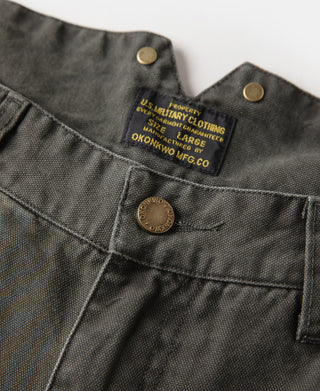 12 oz Canvas Railroad Work Pants - Grayish Green