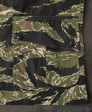 Tiger Stripe Camo Tropical Jungle Fatigue Jacket