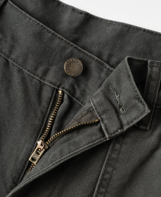 Canvas Double Knee Work Trousers - Dark Gray