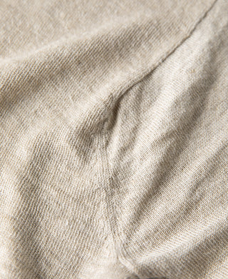 Hemp Knit Long Sleeve T-Shirt - Natural