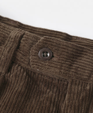 12.5 oz 8 Wale Corduroy Trousers - Brown