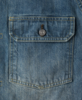 Lot 33806XX 12.5oz Selvedge Denim Jacket - Washed Blue