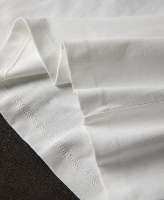 1900s Heavyweight Cotton Jersey Boxy T-Shirt - White