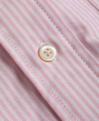 Lot 219 Button Down Oxford Shirt - Pink Stripe