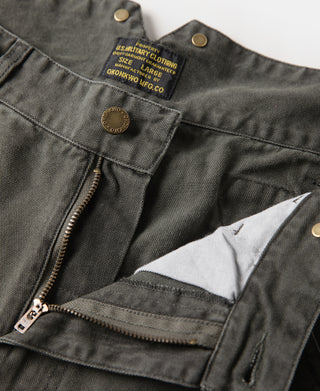 12 oz Canvas Railroad Work Pants - Grayish Green
