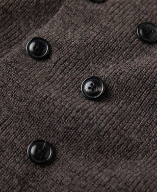 1930s Wool & Hemp Double Breasted Cardigan