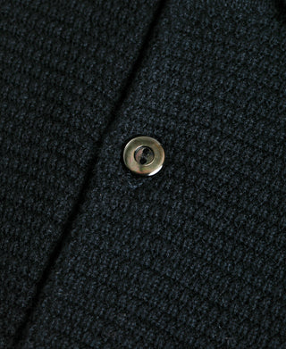 Lot 926 Jacquard Short Sleeve Polo Shirt - Dark Indigo