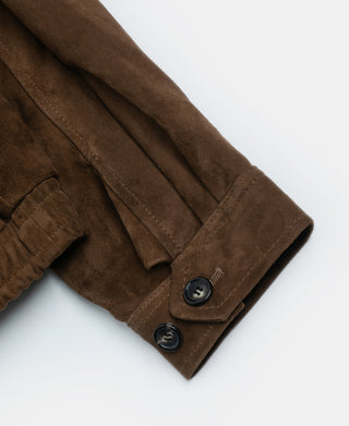 Sheepskin Suede Swing Top Jacket
