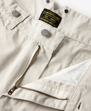 12 oz Canvas Railroad Work Pants- White