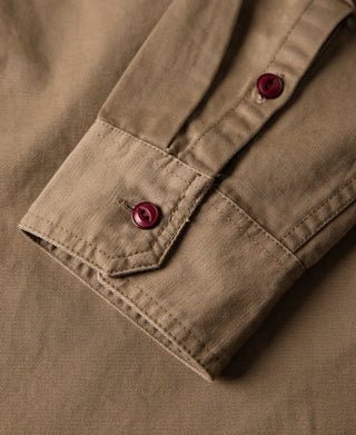 Classic Fit Engineer Workshirt - Khaki