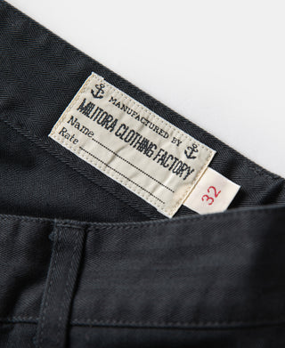 Lot 825 1950s USMC Herringbone Trousers - Vintage Black