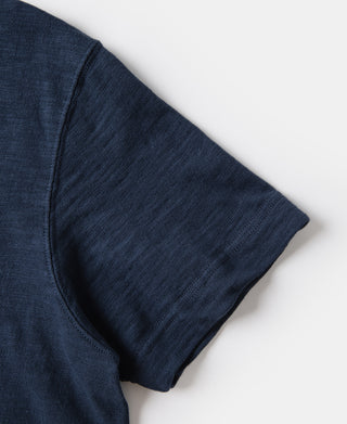 Heavyweight Cotton Gusset Tubular T-Shirt - Indigo