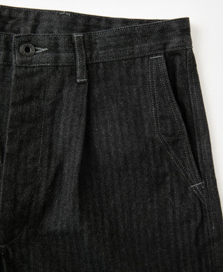 Lot 813J 15.5oz HBT Black Selvedge Denim Jeans