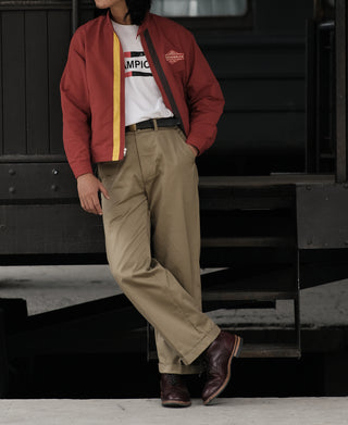 1960s Racer Short Cut Jacket - Red