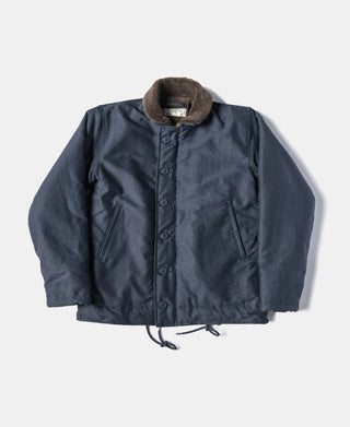 1943 US Navy 1st N-1 Woolen Deck Jacket - Navy Stencil