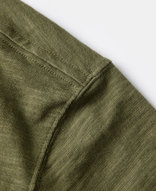 Heavyweight Cotton Gusset Tubular T-Shirt - Green