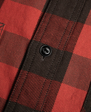 Lot 206 1940s Buffalo Plaid Shirt - Black/Red