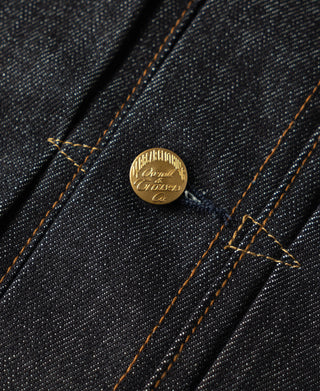 15.5oz Shawl Collar Type 1 Selvedge Denim Jacket