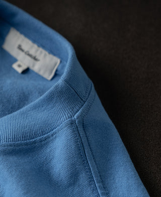 Regular Fit Heavyweight Tubular Jersey T-Shirt - Blue