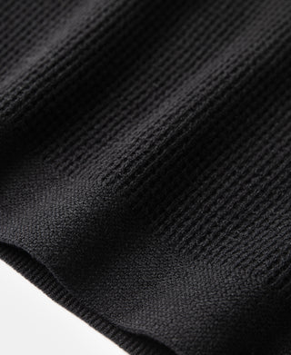 1940s Wool-Hemp Waffle Knit Sweater