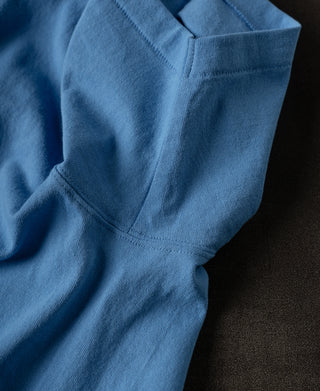 Regular Fit Heavyweight Tubular Jersey T-Shirt - Blue