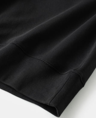 Lot 122 1940s Plain Set-in Crewneck Sweatshirt - Black