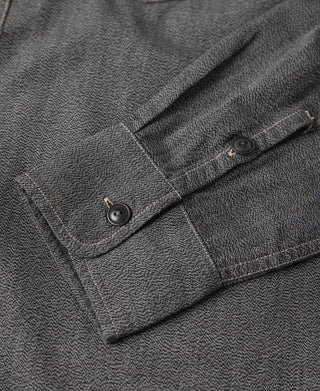 1930s Jaspé Workshirt - Dark Gray