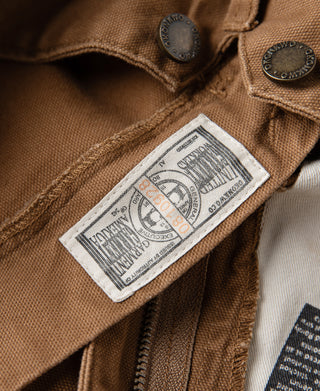 12 oz Canvas Railroad Work Pants - Light Brown