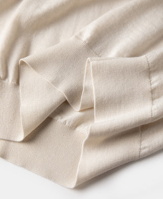Lot 922 Merino Wool Turtleneck Sweater - Cream