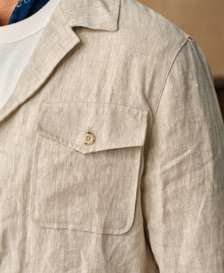 Classic Linen Safari Jacket
