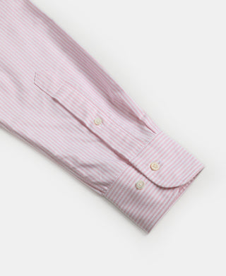 Lot 219 Button Down Oxford Shirt - Pink Stripe
