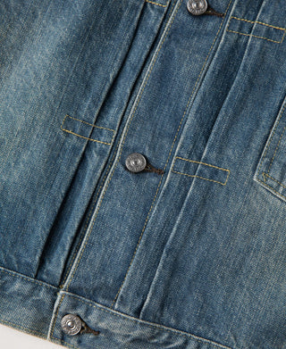 Lot 33806XX 12.5oz Selvedge Denim Jacket - Washed Blue