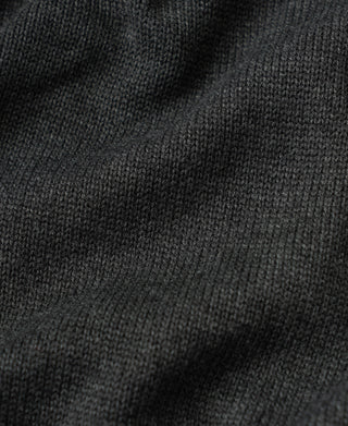 Wool-Blend Roll Neck Sweater - Dark Gray
