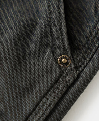 Canvas Double Knee Work Trousers - Dark Gray