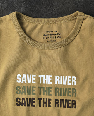 Fly Fishing Slogan T-Shirt - SAVE THE RIVER