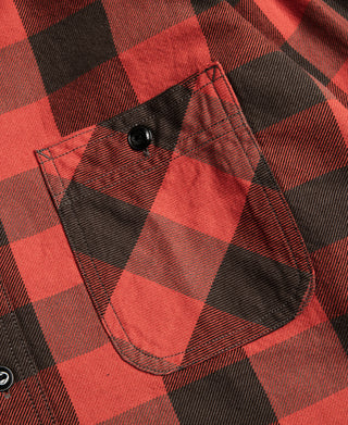 Lot 206 1940s Buffalo Plaid Shirt - Black/Red