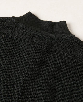 US Army High Neck Wool Sweater - Black