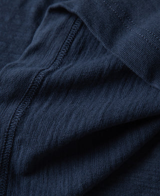 Heavyweight Cotton Gusset Tubular T-Shirt - Indigo