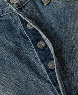 Lot 33801XX 12.5oz Selvedge Denim Jeans - Washed Blue