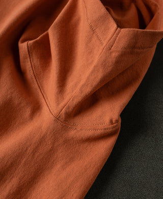 Regular Fit Heavyweight Tubular Jersey T-Shirt - Orange