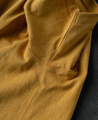 Regular Fit Heavyweight Tubular Jersey T-Shirt - Mustard